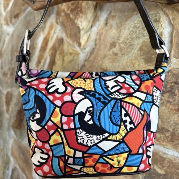 Donald J. Pliner Handbags - VINTAGE Donald J Pliner Couture x Romero Britto "Stained Glass" Bag-Italy Elite✨
